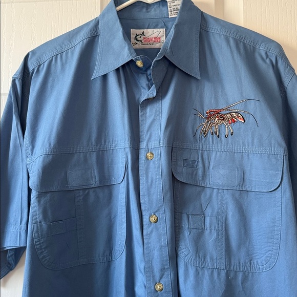 Bass Pro Shops WORLD WIDE SPORTSMAN FISHING SHIRT Size Medium - Picture 3 of 9
